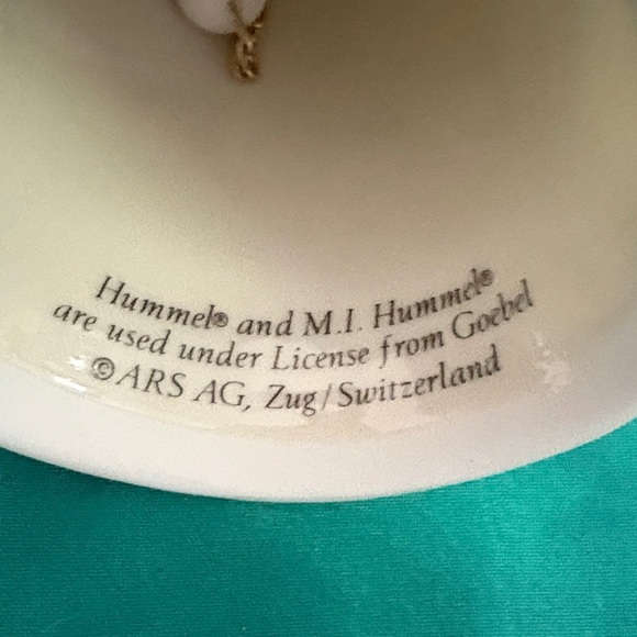 M.J. Hummel Vintage Decorative Bell with Wooden Handle - Picture 6 of 7